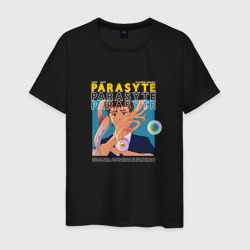 Шиничи с паразитом – Мужская футболка хлопок с принтом купить со скидкой в -20%