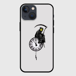 Чехол для iPhone 13 mini Banksy. Grim Reaper