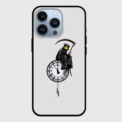 Чехол для iPhone 13 Pro Banksy. Grim Reaper