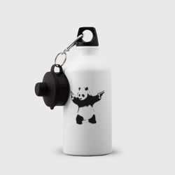 Бутылка спортивная Banksy. Panda with Guns - фото 2