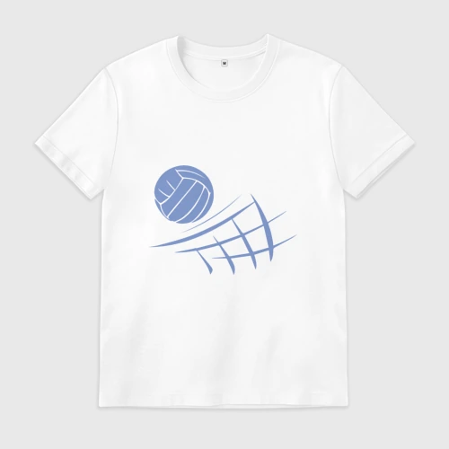Мужская футболка хлопок Volleyball Block
