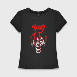 Женская футболка хлопок Slim Ярость берсерка Berserk