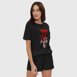 Женская пижама с шортиками хлопок Ярость берсерка Berserk - фото 2