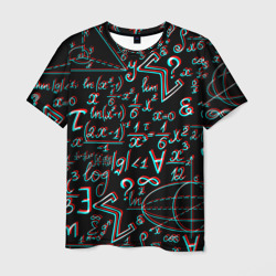 Формулы Глитч – Мужская футболка 3D с принтом купить со скидкой в -26%