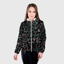 Женская куртка 3D Формулы Глитч - фото 2