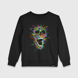 Детский свитшот хлопок Color skull Neon