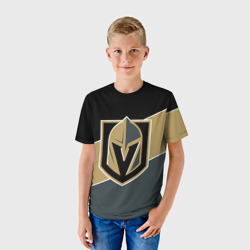 Детская футболка 3D Vegas Golden Knights, Вегас Голден Найтс - фото 2
