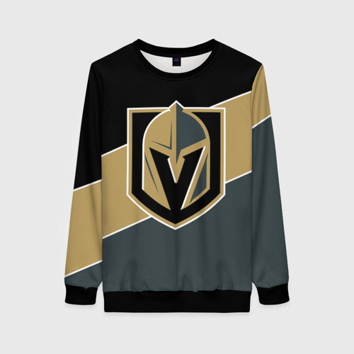 Женский свитшот 3D Vegas Golden Knights, Вегас Голден Найтс, цвет 3D печать