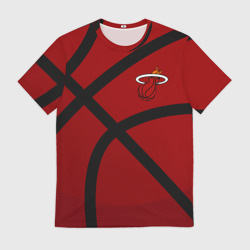 Мужская футболка 3D Miami Heat Майами Хит