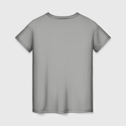 Женская футболка 3D с принтом Flower thrower, вид сзади #1