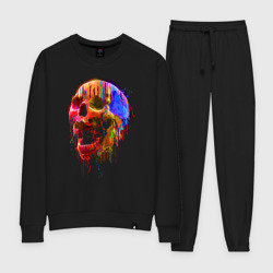 Женский костюм хлопок Color skull Neon Fashion