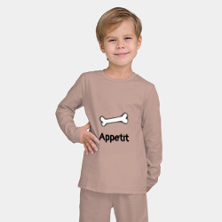 Детская пижама с лонгсливом хлопок Bone Appetit - фото 2