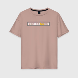 Женская футболка хлопок Oversize Produzzer