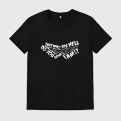 Мужская футболка хлопок Очки Камины