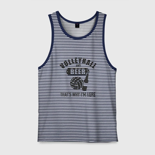 Мужская майка хлопок Volleyball & Beer
