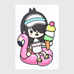 Магнитный плакат 2Х3 Toca Boca девочка геймер