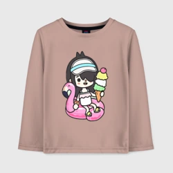 Детский лонгслив хлопок Toca Boca девочка геймер
