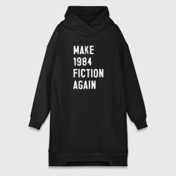 Платье-худи хлопок Make 1984 Fiction again