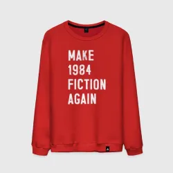 Мужской свитшот хлопок Make 1984 Fiction again