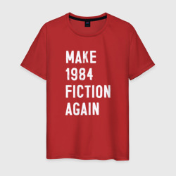 Мужская футболка хлопок Make 1984 Fiction again