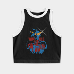 Женская укороченная майка-топ хлопок Kamina art