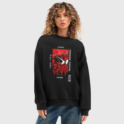 Женский свитшот oversize без начеса хлопок Бригада Гуренн - фото 2