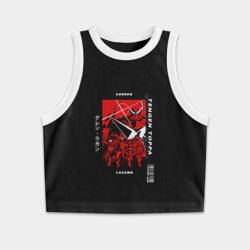 Женская укороченная майка-топ хлопок Бригада Гуренн