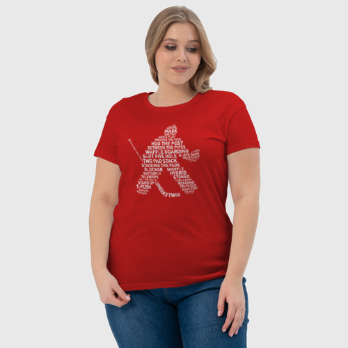 Женская футболка хлопок с принтом Мировой хоккейный вратарь, фото #4