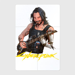 Магнитный плакат 2Х3 Джонни Cyberpunk2077 Johnny с гитарой