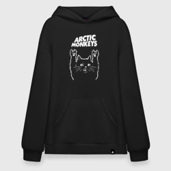 Худи SuperOversize хлопок Arctic Monkeys Рок Кот