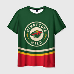 Мужская футболка 3D Minnesota Wild Миннесота Уайлд НХЛ