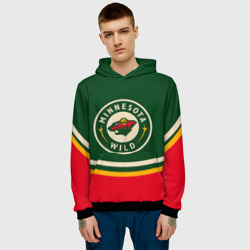 Мужская толстовка 3D Minnesota Wild Миннесота Уайлд НХЛ - фото 2