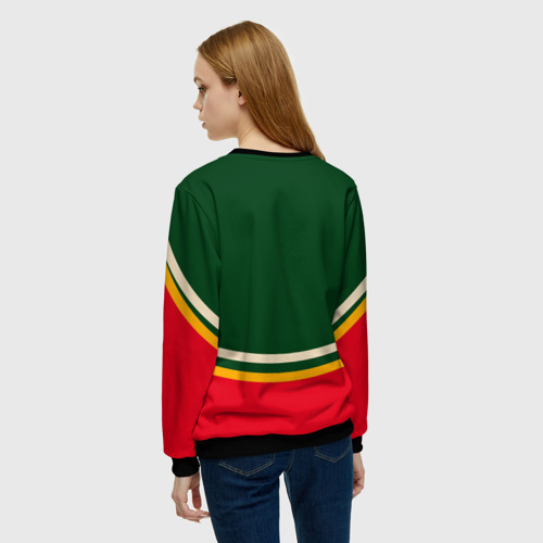 Женский свитшот 3D Minnesota Wild Миннесота Уайлд НХЛ, цвет 3D печать - фото 4