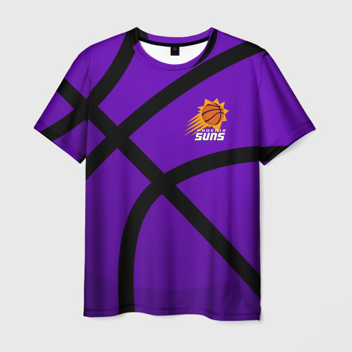 Мужская футболка 3D Phoenix Suns Феникс Санз, цвет 3D печать