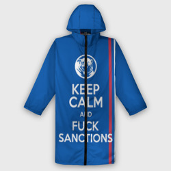 Женский дождевик 3D Keep calm and fuck sanctions