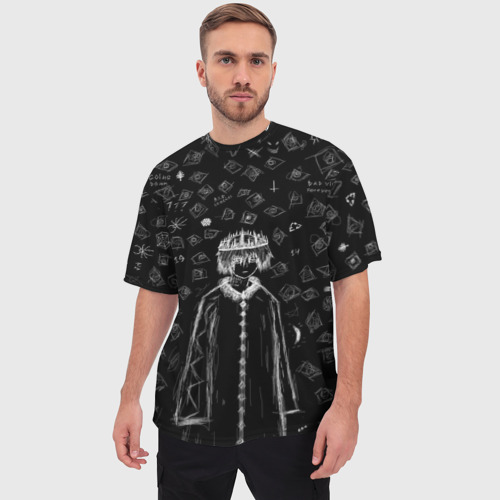 Мужская футболка oversize 3D Dead Despair, цвет 3D печать - фото 3