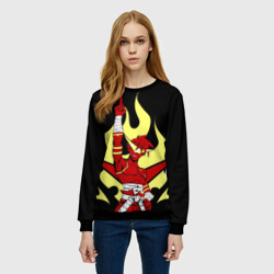 Женский свитшот 3D Великий Камия - фото 2