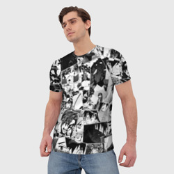 Мужская футболка 3D Gurren Lagann pattern - фото 2