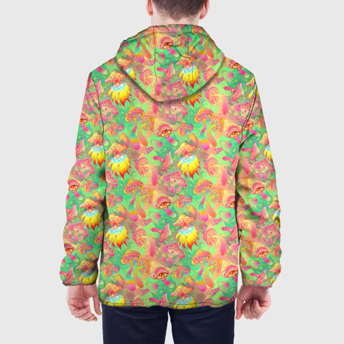 Мужская куртка 3D Магические Грибы Психоделика, цвет 3D печать - фото 5