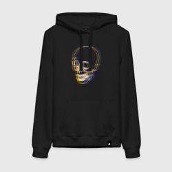 Женская толстовка хлопок Skull Neon