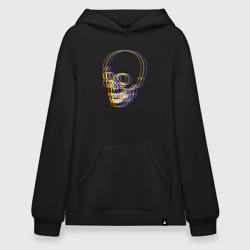 Худи SuperOversize хлопок Skull Neon