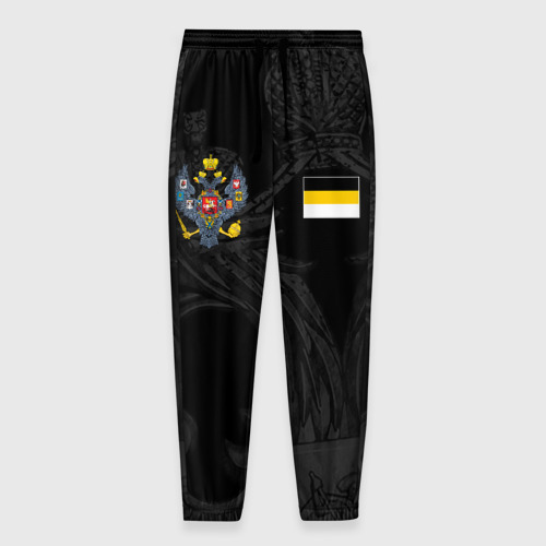 Мужские брюки с принтом Имперская униформа Россия, вид спереди №1