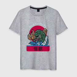 Мужская футболка хлопок Годзилла. Япония