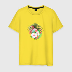 Retro Hawaii ретровейв Гаваи – Мужская футболка хлопок с принтом купить со скидкой в -20%