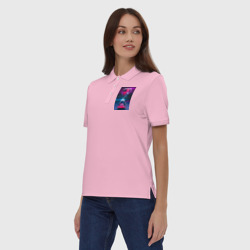 Женское поло хлопок Песочные Часики - фото 2