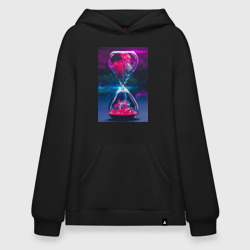 Худи SuperOversize хлопок Песочные Часики