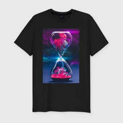 Мужская футболка хлопок Slim Песочные Часики