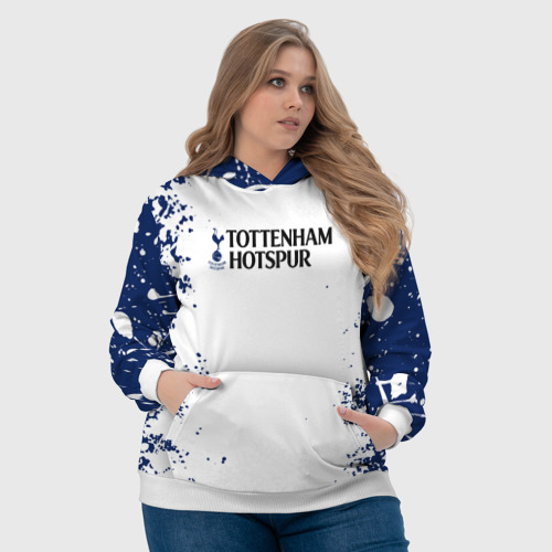 Женская толстовка 3D Tottenham Hotspur спорт, цвет 3D печать - фото 6