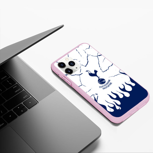 Чехол для iPhone 11 Pro Max матовый Tottenham Hotspur Тоттенхэм Хотспур, цвет розовый - фото 5