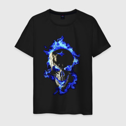 Мужская футболка хлопок Neon skull Fashion 2022